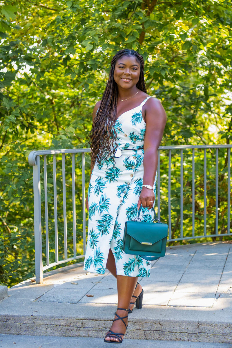 willow midi dress The Willow Bloom Midi Dress in Navy
