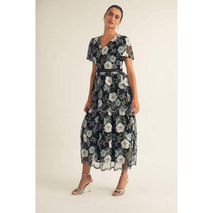 white christmas dresses Petal and Pup Women's Bloom Strapless Maxi Dress